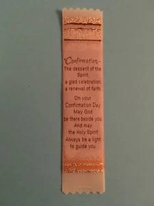 Gewebte Seide Lesezeichen Konfirmation - Bild 1 von 1