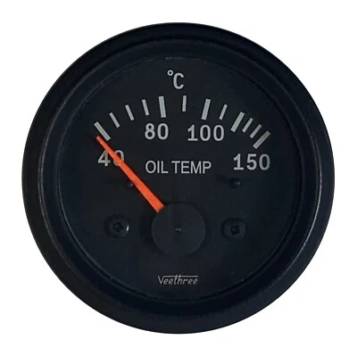 Oil Temperature Gauge (Electrical) with matching sender - Image 1 of 4