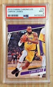 Tarjeta Panini Chronicles Prestige Lebron James 2019-20 #75 PSA 9 como nueva Lakers Heat - Imagen 1 de 2