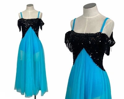 1960s Dance Costume - 1960s Leotard - 1960s Peignoir - Size Small - Image 1 of 4