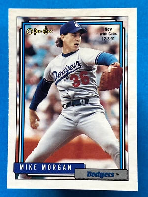 1992 O-Pee-Chee Mike Morgan #289 - Image 1 of 2