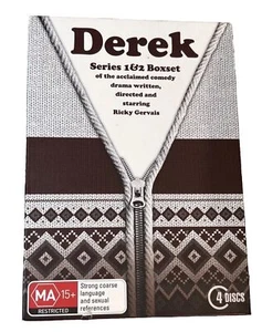 Derek Series 1 & 2 Box Set DVD 4 Discs, Very Good Condition, Preloved - Bild 1 von 16
