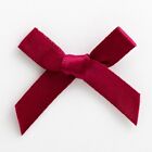 Satin Ribbon Bows Small 3cm Pre Tied For Wedding Card Making Sewing Crafts