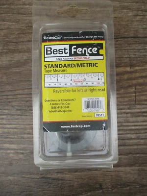 FASTCAP Standard/Metric BEST FENCE Tape Measure 16 ft Reversible Read - Image 1 of 3