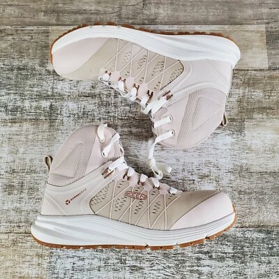 Keen Vista Energy Mid Womens Work Boots Sz 8.5 W Birch Brown Sugar Composite Toe - Image 1 of 4