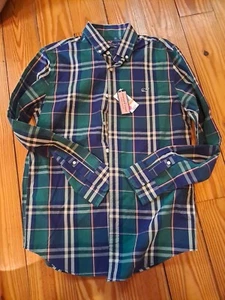 VINEYARD VINES Performance Slim Tucker Plaid Flannel Men Small Red Green NWT $98 - Picture 1 of 3