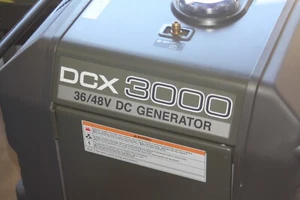 ALPHA GEN PORTABLE GENERATOR DCX3000 HONDA EU3000IS DC OUTPUT - Picture 1 of 7