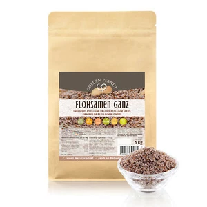 Indische Flohsamen ganz 5kg Qualität ohne Zusätze Ballaststoff Naturprodukt rein - Bild 1 von 7