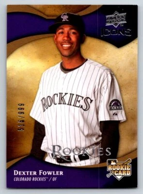 Upper Deck Icons #116 2009 Dexter Fowler muy bueno 516/999 Foto 1 de 2