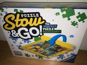 Neu im Karton Ravensburger Puzzel Stow & Go aufrollbare Filzmatte, Riemen, aufblasbarer Schlauch - Bild 1 von 3