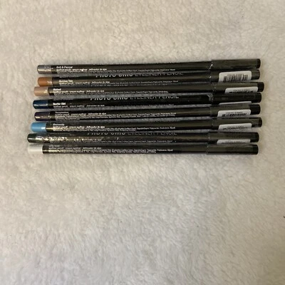 Eyeliner Pencil ChicHunter Lot Of 8 Green Soy Milk City Color Photo Pencils NIP - Image 1 of 4