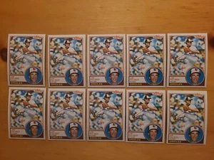 Lote de 10 tarjetas 1983 Topps Baseball #490 Jim Palmer Salón de la fama Baltimore Orioles - Imagen 1 de 2