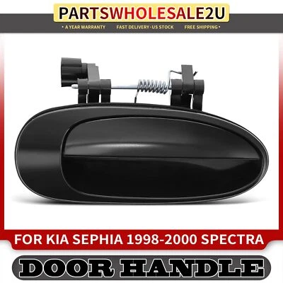 Maçaneta externa preta para passageiro traseiro para Kia Sephia 98-00 Spectra 2000-2001 - Imagem 1 de 4