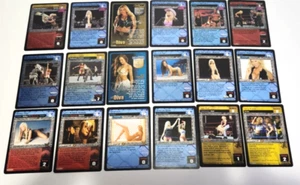 WWE WWF Raw Deal Diva 19 Card lot TRISH STRATUS - CHRISTY - TORRIE WILSON CCG - Picture 1 of 8