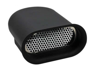 Hilborn Style Single 4 Barrel Hood Scoop Smooth Matte Black - Picture 1 of 1