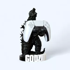 Godzilla Gaming Controller Stand Holder - Desk Organizer Kaiju Gift for Gamers - Picture 1 of 8