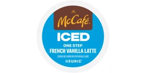 🆕☕ McCafe Iced One Step Iced FRENCH VANILLA LATTE Keurig Coffee K-cups - Picture 1 of 1