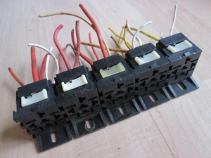 Lot (5) Heavy Duty Relay Socket Block for 4-/5-Prong Relay 10/12/14 AWG #M225D - Picture 1 of 10