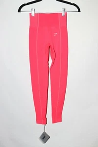 NWT Gymshark Ultra Seamless Leggings Neon Pink size XS High-rise - Picture 1 of 7