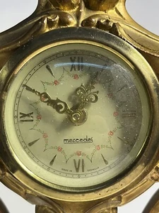 Vintage Beautiful Mercedes Art Nouveau Clock in Working Condition - Picture 1 of 7
