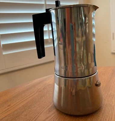 Máquina de café espresso ABC Crusinallo Express 3 tazas Bialetti acero/mango negro de colección  Foto 1 de 4