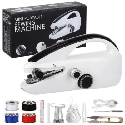 Nähmaschine tragbar elektrisch kompakt, Anfänger Nähen tragbar kompakt - Bild 1 von 4