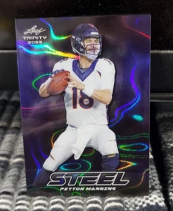 2023 Leaf Trinity Football Peyton Manning #S-63 Steel Lava 22/99 Broncos - Picture 1 of 4
