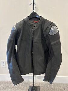Dainese Agile Perforated Leather Jacket Black 54 EU