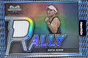 2024-25 Topps Graphite Tennis Sofia Kenin Rally Relic Event-Worn Patch #RR-SKN - Foto 1 di 2