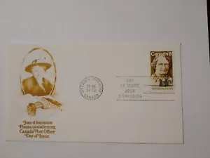 NELLIE McCLUNG CANADA FDC 1973 BEAUTIFUL COVER! - Picture 1 of 1