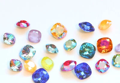 Superior PRIMERO 4470 Square Fancy Stones Crystals * Many Colors & Sizes - Image 1 of 2