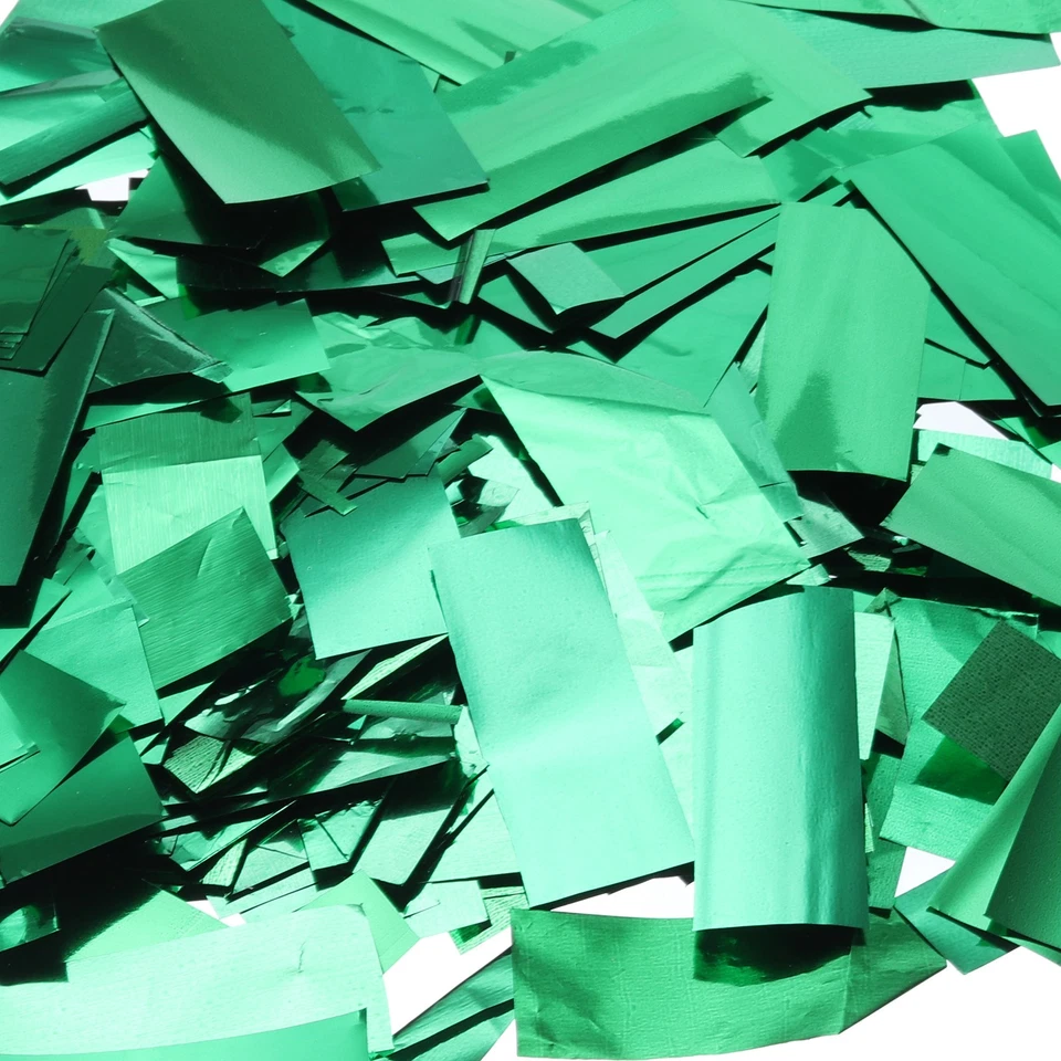 Metallic Green Confetti, Birthday Table Scatter Confetti, 200g / 18oz Foto 1 de 4