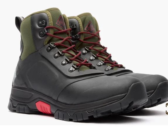 MUCK Apex Lace Up Boot Waterproof - Mens's Size 14 - Black AXML-000