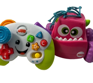 Fisher-Price Toy Lot: Laugh & Learn Game Controller & Press 'N Go Monster Truck - Picture 1 of 9