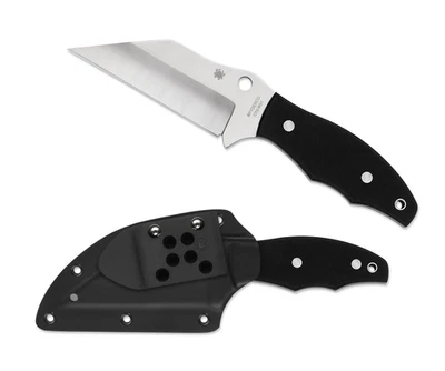 Spyderco Knives Ronin 2 Fixed Blade Knife Black G10 BD1 Stainless FB09GP2 - Image 1 of 4