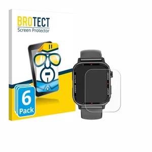 6x Display Schutz Folie für Manike G96 Smartwatch Zubehör Transparent - Zdjęcie 1 z 6