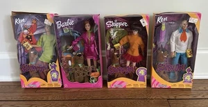 Scooby Doo Barbie Skipper Ken Dolls Set, New In Boxes - Picture 1 of 21