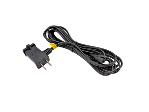 10Ft ac power cable Non-Polarized IEC C7 with passthrough power plug - Picture 1 of 3