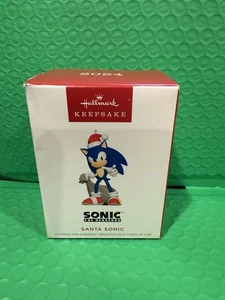 Hallmark Keepsake Sonic the Hedgehog 2024 SANTA SONIC Christmas Ornament! NEW - Picture 1 of 4