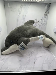 Dolphin Quest | Hilton Waikoloa Village | Souvenir Dolphin Plush 15” - Picture 1 of 10