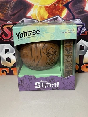 YAHTZEE: Disney Stitch | Collectible Stitch Tiki Style Dice Cup Dice Game - Image 1 of 2