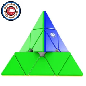 GAN Pyraminx Standard Magnetic Speed Cube, Stickerless Pyramid Puzzle Toy - Picture 1 of 7