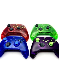 Official Microsoft Xbox Controllers - Clear Custom Edition - Picture 1 of 17