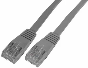 PRO SIGNAL - Câble Ethernet Cat5e UTP plat 1m gris - Photo 1/1