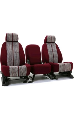 Cubierta de asiento Coverking Custom Fit para Dodge 1 fila manta de sillín Neosupreme Wine Foto 1 de 2