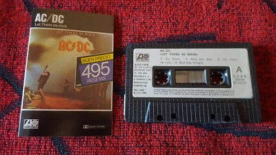 AC / DC ** Let There Be Rock ** RARE Spain PRINTED 1982 ISSUE CASSETTE NOT LP - Image 1 of 3