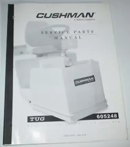 Cushman Schlepper elektrisches dreirädriges Fahrzeug Teile Handbuch Katalog Buch ORIGINAL! - Bild 1 von 5
