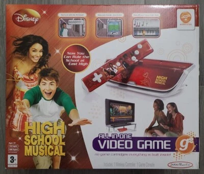 高中音乐 Jakks Pacific 一体式视频游戏全新带盒 — 第 1/4 张图片