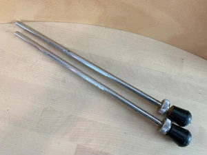 Disappearing Bass Drum SPUR ROD Repalcement Leg Parts 3/8" Diam Pair 90s 00s Vtg - Picture 1 of 5