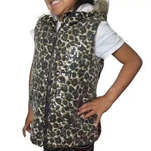Chaleco lentejuelas The Children's Place talla 7/8 - Imagen 1 de 6